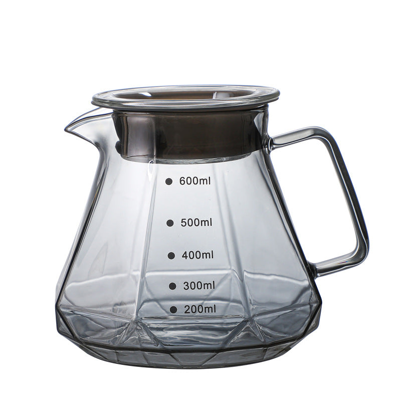 Hand Brew Glass Coffee Maker Set with Filter