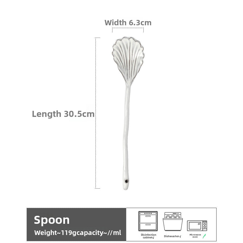 Handcrafted Ceramic Coffee & Tea Spoon