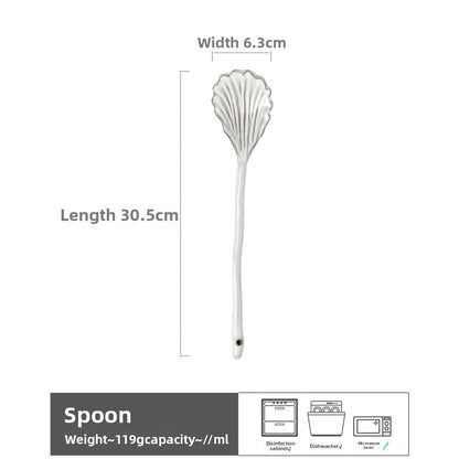 Handcrafted Ceramic Coffee & Tea Spoon