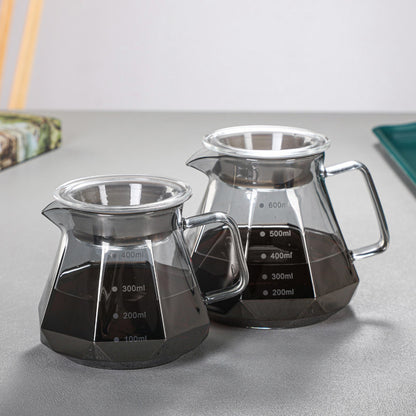 Hand Brew Glass Coffee Maker Set with Filter