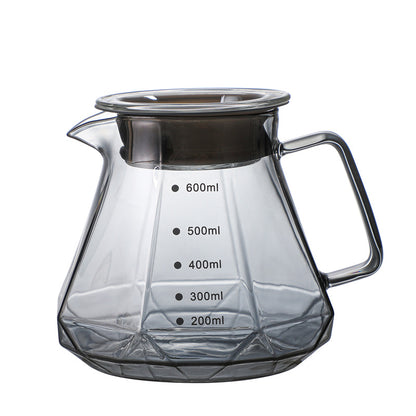 Hand Brew Glass Coffee Maker Set with Filter