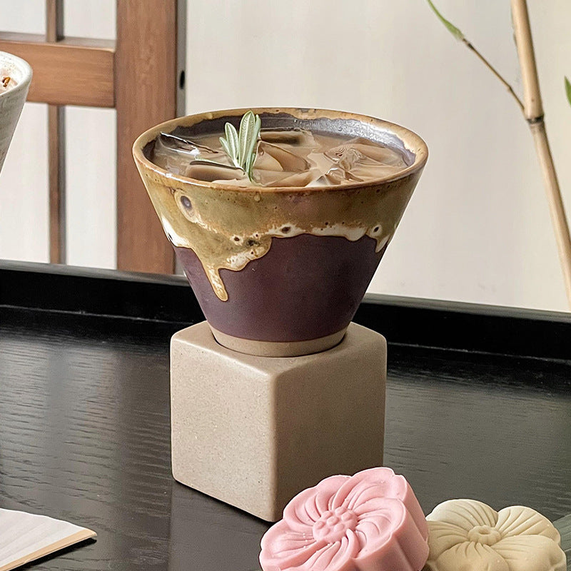 Handcrafted Funnel Ceramic Coffee Cup - 200ml