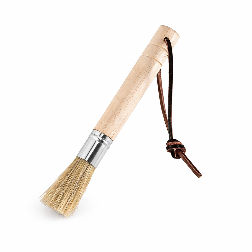 Wooden Coffee Cleaning Brush with Natural Bristles