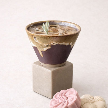 Handcrafted Funnel Ceramic Coffee Cup - 200ml