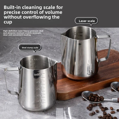 Stainless Steel Milk Frothing Pitcher